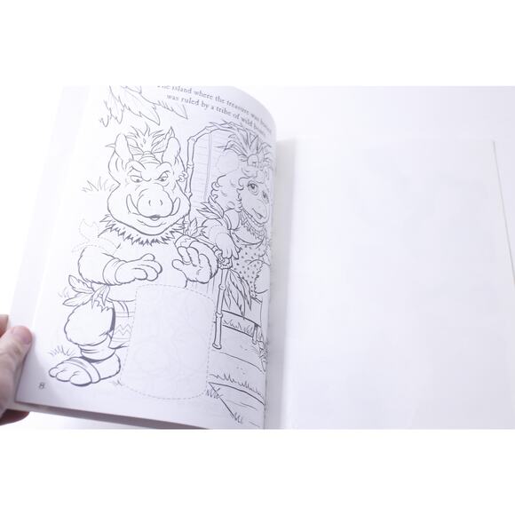 Muppet, Treasure Island, Sticker, Fun, 1995, Jim Henson,ring Book, Vintage, CRIS - Picture 4 of 5